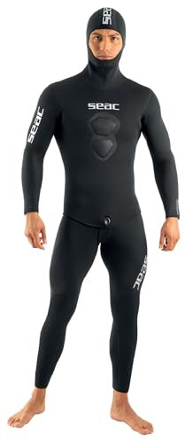 SEAC Homme Royal Combinaison en n opr ne de 7 mm d paisseur pour la plong e apn Compos Une salop, Noir, M EU