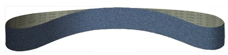 Klingpsor 342303 CS 710 XF Feilenbänder für Stahl, Edelstahl, NE-Metalle, F4G Stoßverschluss, 120 Korn, 10mm x 330mm, 25 Stück