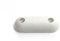5 x White Rubber Oval Toilet SEAT Buffer Pads 60MM X 22MM X 12MM