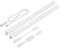 parlat LED Unterbau-Leuchten Rigel, je 57,3cm, mit Schalter (warmweiß, 16,21W, je 790lm, 130°) 2er Set