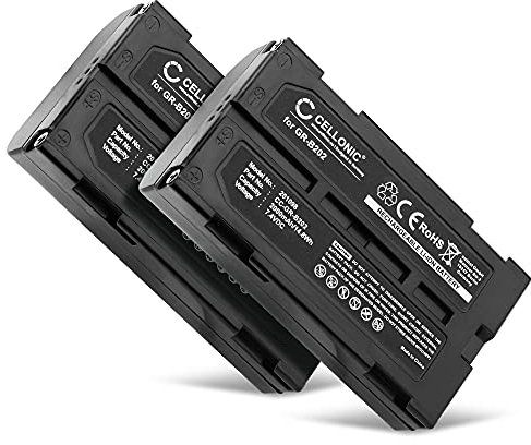 CELLONIC, Battery for Camera, compatible with Hitachi VM-BPL13, VM-H70, VM-H955LA, VM-BPL60 (7.4V, 2000mAh) 2 Pieces
