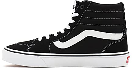 Vans Herren Filmore Hi Sneaker, Suede Canvas Black White, 40 EU