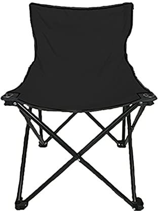 Smartmak Schnell zusammenklappbarer Sauna-Stuhl, verstärkt, geeignet für Sauna, Strand und Picknick, Schwarz