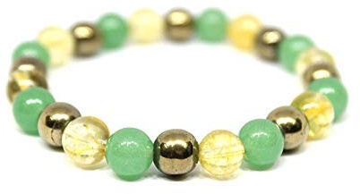 Frienemy Presents Citrin & Grün Aventurin Stones Armband für Unisex #Frienemy-264