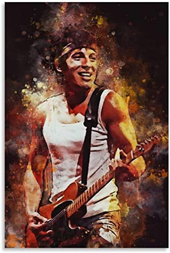 Puzzle für 1000 Teile Bruce Springsteen Guitar Singer High-End Custom Holz Puzzlespiel Erwachsenen und Kinder Puzzle Poster 1000 Piece 29.5x19.6inch(75x50cm) Kein Rahmen