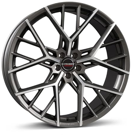 Borbet Felge BY 8x18 ET40 5x112 titan polished matt BY 80840112566,6TPM