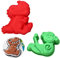 XIONGXIAOZHI Backform Dinosaurier Dinosaurier Affe Kuchenbackform 3D Dinosaurier Kuchenform Silikon Kuchenform Kindergeburtstag Silikonform DIY Backform für Party Geburtstage (2 Stück)