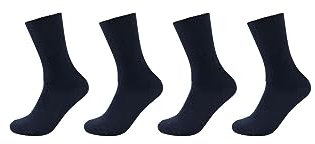 Camano Unisex Diabetikersocken super soft 4er Pack 35/38 navy