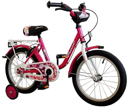 T&Y Trade 18 Zoll Kinderfahrrad Mädchenfahrrad Kinder Mädchen Fahrrad Rad Bike Kinderrad Passion Grün