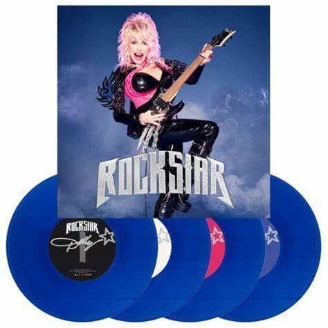 Dolly Parton Vinyl, Rockstar Record, Blue 4LP