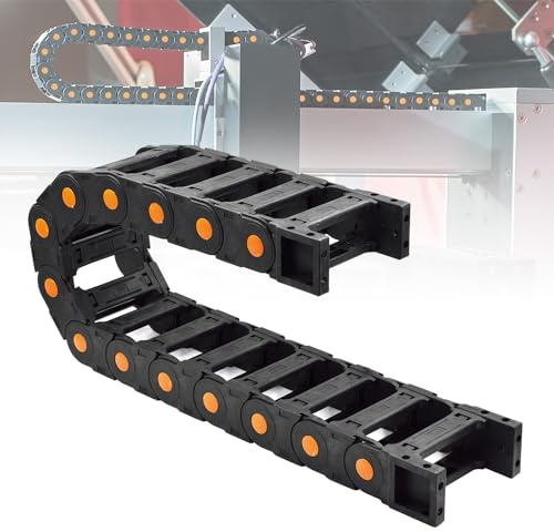 Hosifiy Drag Chain Cable Carrier, Open Type Wire Drag Chain Cable Carrier R150 45 * 100mm L1000mm Cable Drag Chain for 3D Printer Electric CNC Router Machines