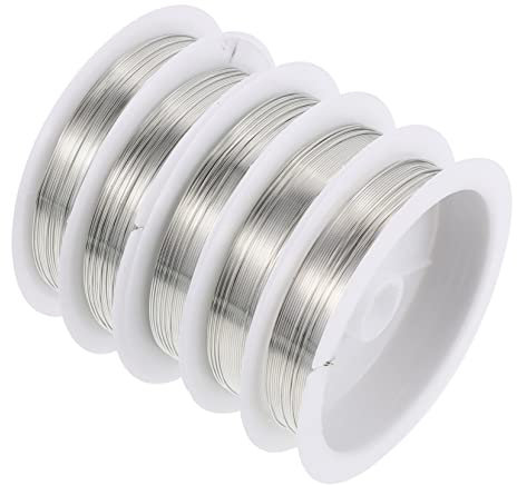 HAPINARY 5rolls Thin Copper Wire for Craft Sculpting Jewelry Making Decorative Wire