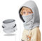 AYPOW Kinder Winter Thermo Fleece Sturmhaube 4-10 Jahre, Multifunktionale Winddichte Gesichtsmaske Skimaske, Warme Strick Fleece Mütze Kapuze Halswärmer Schal für Jungen Mädchen Outdoor-Aktivitäten