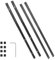 CLKE 4 Pcs Guide Rail for Makita Kit, Junction for Guide Rail for MAKITA, for Straight Rail, Angled Rail, Square Curtain Rail