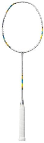 Yonex NanoFlare 700 Play Badmintonschläger (Silber/Himmelblau) (4UG5) – ab Werk vorbespannt