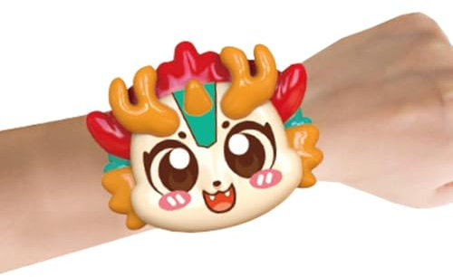 Gwtdtoad Digital Projector Watch | Animal Dragon Head Digital Watch Projector,Watch Flashlight Projector Toys with 24 Patterns for Birthday, Christmas, Holiday