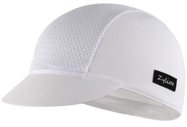 Zylioo Small Men's Cycling Cap, Bike Hat with Visor Summer Sun Hat,Little Heads Cooling Helmet Liner Women