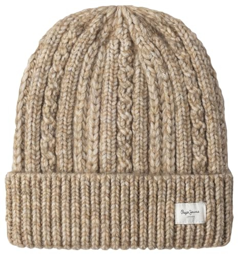 Pepe Jeans Damen Francis HAT Cap, Braun (Stone Beige), Einheitsgröße, Braun (Stone Beige), Einheitsgröße