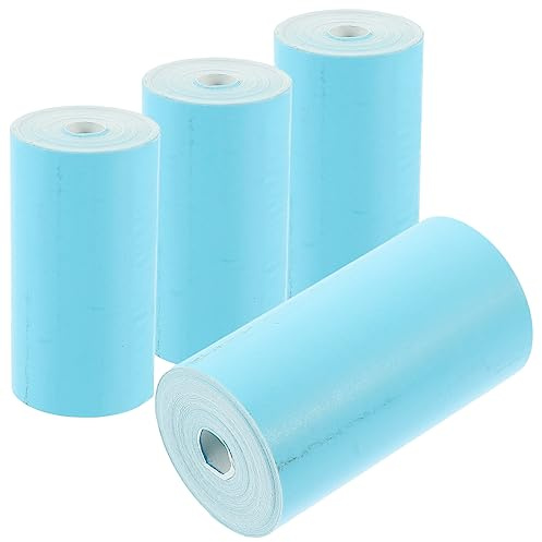 LAPYAPPE Papier Thermique Imprimable 4 Rouleaux pour Caisses Enregistreuses 80Mm X 80Mm Multi-Usages Décoloration pour Hôtels et Restaurants