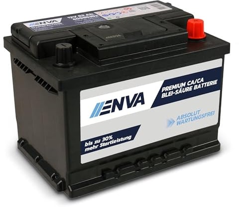 ENVA MADE FOR QUALITY Autobatterie, Starterbatterie 12V 62Ah 510A 12V,