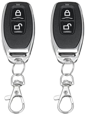 CFWWSAQ Kit Cancello Scorrevole Interruttore Smart Opener App Telecomando for Porta del Garage cancello Supporta Alexa Echo Google Home Controllo EWelink + RF 433 MHz(2pcs Without Battery)