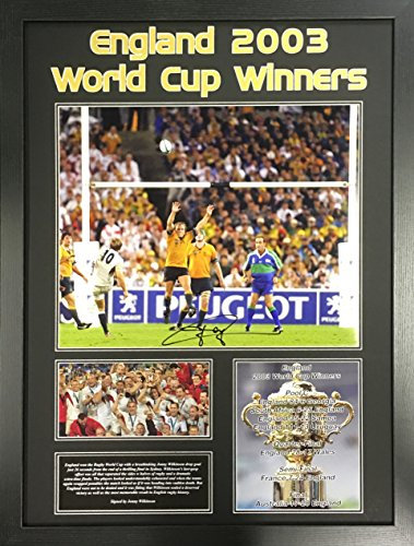 Allstarsignings Jonny Wilkinson signed and framed England Rugby photo with COA & proof 2003 World Cup