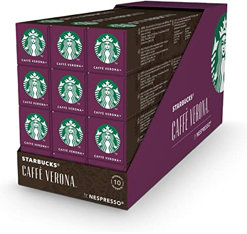 Starbucks - Caffè Verona Dark Roast by Nespresso - 12x 10 Capsules