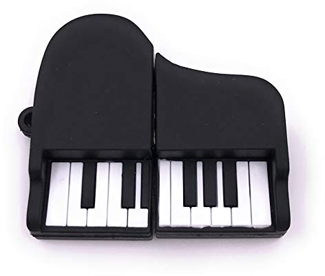 H-Customs Klavier Flügel USB-Stick 64 GB USB 3.0 Schwarz