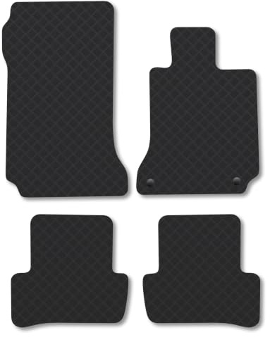 Mercedes C-Class (2008-2014) [Saloon, Estate, Automatic] 3mm Rubber Car Mats