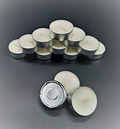 HMH-Shop Teelichter maxi groß normal 4h / 8h Candles Kerzen in Alu-Schale Teelicht für Stövchen Weihnachtsdeko Deko Licht wählen Sie Standard oder Maxi (Standard 4 Stunden, 100 Stück)