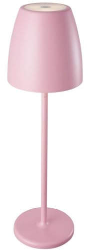 Megatron MT68054 TAVOLA Außentischleuchte 2W Warmweiß Pastell-Rosa
