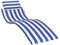 vidaXL Coussin de Chaise Longue Rayures Bleues/Blanches Tissu Oxford, Coussin, Coussin de siège, Coussin de Patio, Coussin d'extérieur