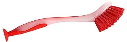 1 stücke Topf Waschen Pinsel Vertikale Geschirrspülbürste Reinigung Pinsel Griff Saugnapf Waschbecken P2S2 Scrub Lange Tasse