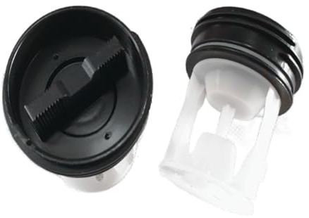 Accesorios for lavadora, 1 unidad, compatible con Hisense, compatible con Whirlpool, accesorios de válvula de drenaje de bomba de lavadora de tambor automático, filtro de bomba de drenaje, tapón de ag