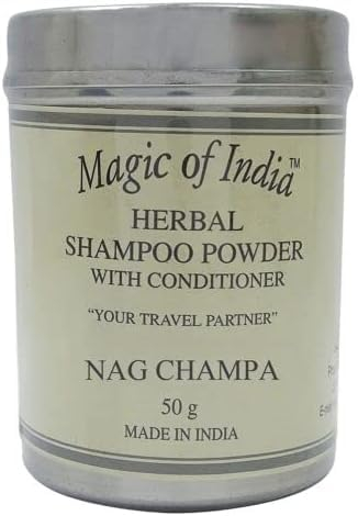 RSGM Magic of India Herbal Nag Champa Shampoo Powder with Conditioner - 50g