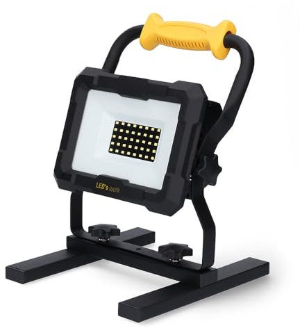 NCC-Licht LED Arbeitsleuchte 20W 2000lm 5000K für Wechselakku Bosch Makita Metabo Einhell