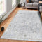 bamyum Saint Bedruckter Teppich Chenille-Druck Maschinell Hergestellt 200 x 300 cm, Waschbarer Wohnzimmer Vintage Teppich Schlafzimmer, Antibakteriell Antirutschunterlage Küchenteppich