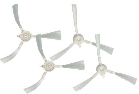 vhbw 4X Rundbürste kompatibel mit Rowenta Smart Force Essential Aqua RR6971WH Saugroboter - 4 x Seitenbürsten, Bürstenset