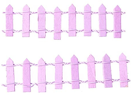 BESPORTBLE 10pezzi Mini Recinzione Legno Flessibile Per Micro Paesaggio Per Decorazioni Fatati e Natale