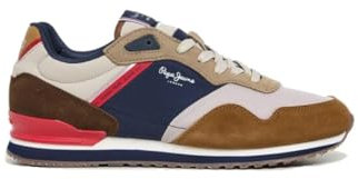 Pepe Jeans Herren London Life M Sneak, Brown Tobacco Brown, 43 EU