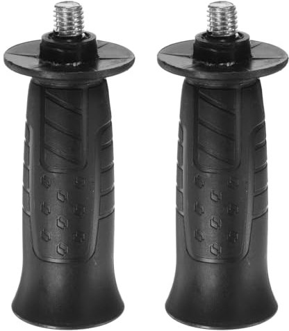 sourcing map 2 Pcs Angle Grinder Side Handle M10 Thread 102mm Length Plastic Non-Slip Angle Grinder Handle Replacement Auxiliary Sander Handle Tool