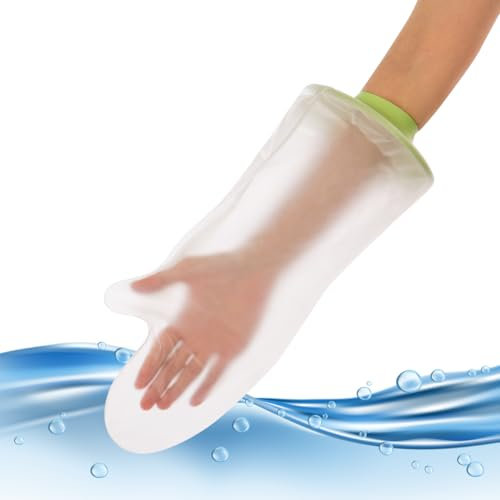Protezione per gesso mano e polso adulto | Copre gesso per doccia piscina in silicone | Custodia protettiva ferite gesso ustioni tatuaggi