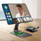 HOTUT Tablet Stand,Stand Tablet Desk Holder Foldable,360° Adjustable Tablet Stand Foldable,Rotating Portable Monitor Stand,Compatible with Phone,Tablets,PS,Switch,Portable Monitor,other 4-13 Device