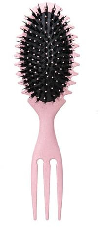 Blessmrich Lockenbürste Curl Hair Brush Define Styling Brush Neu Lockenbürste Curl Define Stylingbürste Bounce Lockenbürste Antistatisch Kamm für Entwirren Formen und Definieren von Locken (Rosa)