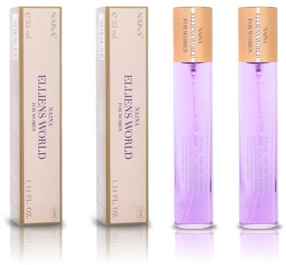 NAINA Damenparfüm Set Elliens World For Women 2x 33ml – Inspirierte Parfüm Damen – Parfümfläschchen Spray, Flakon Eau de Parfum – Einzigartiger Duft und Dufterlebnisse - Damendüfte Satz mit zwei 33ml