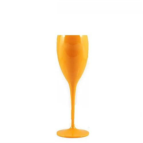 XFZJCHAP Drinking Glasses Wine Party Champagne Glass Flutes Goblet Orange Cups Orange Champagne Cup, Goblet Champagne Glass, Goblet