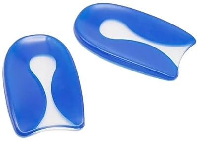 Semello Talonnette en Gel pour Épine Calcanéenne(1 paire bleue,S(30-34))