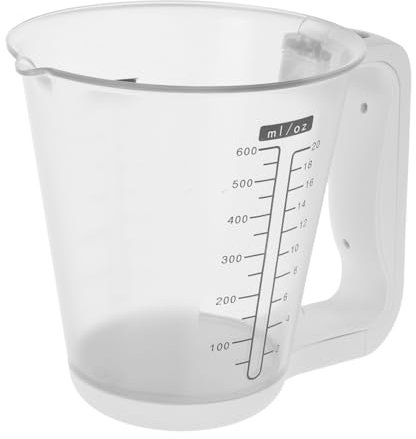 MUCKLILY Taza Medidora Digital Electrónica con Pantalla LCD Báscula de Cocina Multifuncional Peso y Temperatura Cocinas de Precisión y Uso Doméstico