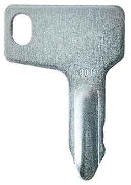 1 clé d'allumage 301 pour Yanmar, mini pelle Kubota, Takeuchi, John Deere RG60472