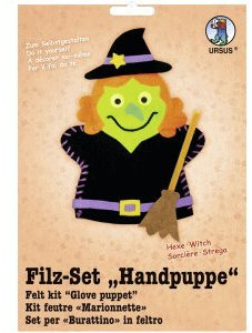 Ludwig Bähr Filzset Handpuppe Hexe